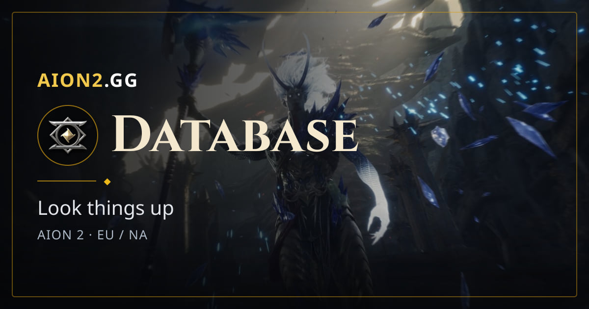 Aion 2 Skills Database — Class Skills | Aion2.gg