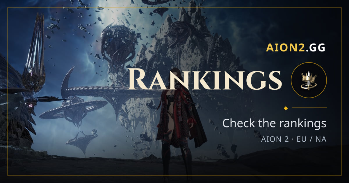 Aion 2 Abyss Rankings — Europe | Aion2.gg